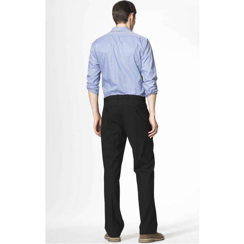 Basic Leg Trousers, Light Black, large image number 1